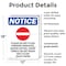 Signmission Please Do Not Flush, 12 in W x Rectangle, Plastic OS-2PACK-NS-P-1218-V-17383 - alternate 3